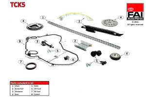 Zestaw Łańcucha Rozrządu Opel Dohc Signum 03-,vect