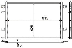 Intercooler Hella 4f0145804e 4f0145804k U7326