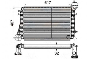 Intercooler Behr Hella 1k0145803g 1k0145803r