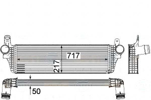Intercooler Vw T5 03- 2.0 Bitdi 2.0 Bitdi 4motion