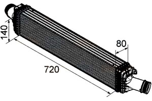 Intercooler Chłodnica Powietrza Doładowującego [hella]