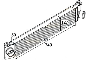Intercooler Fiat Ducato 2,3d 06- Hella