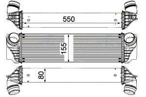 Intercooler Chłodnica Powietrza Doładowującego [hella]