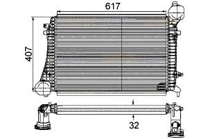 Intercooler Hella 1k0145803g 1k0145803r