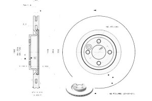 Komplet Tarcz Hamulcowych [brembo]