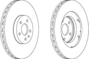 Tarcze Hamulcowe 2szt. Audi A4 A5 Q5 3.0-4.2 06.07