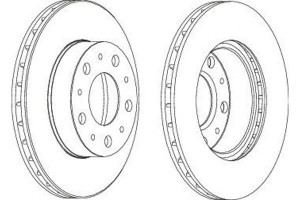 Tarcze Hamulcowe 2szt Citroen Jumper Fiat Ducato P