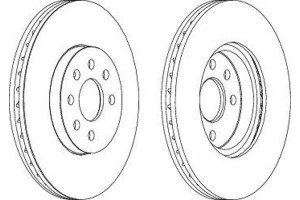Tarcze Hamulcowe 2szt Opel Astra H Astra H Classic