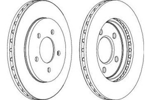 Tarcze Hamulcowe 2szt Chrysler Voyager Iii Dodge C
