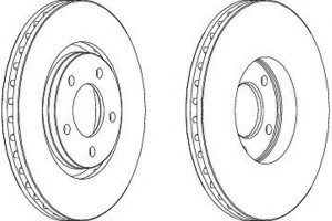 Tarcze Hamulcowe 2szt Chrysler Voyager Iv Voyager