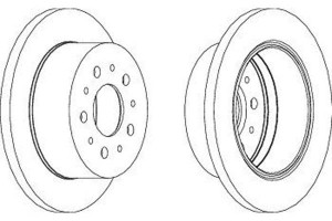 Tarcze Hamulcowe 2szt Citroen Jumper Fiat Ducato P