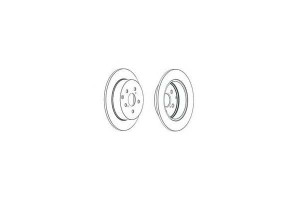 Tarcze Hamulcowe 2szt Toyota Verso 1.6-2.2d 04.09-
