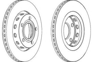 Tarcze Hamulcowe 2szt Audi A6 A8 2.5d-6.0 03.94-01