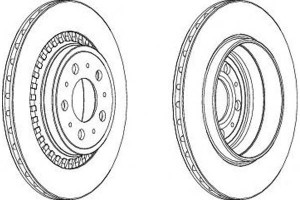 Tarcze Hamulcowe 2szt Volvo Xc90 I 2.4d-4.4 10.02-