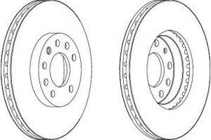 Tarcze Hamulcowe 2szt Cadillac Bls Fiat Croma Lada