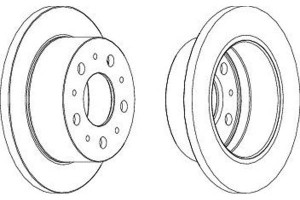Tarcze Hamulcowe 2szt Citroen Jumper Fiat Ducato P