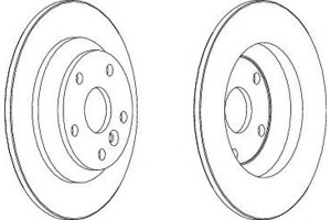 Tarcze Hamulcowe 2szt Ford Focus Ii Galaxy Kuga I