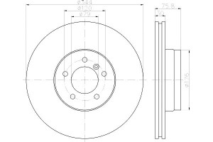 Tarcze Hamulcowe Mintex Sdb000200 Sdb000201 Dsk223