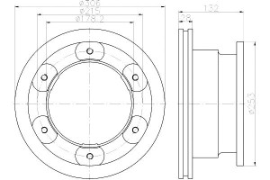 Tarcze Hamulcowe Mintex 7186848 2996049 Dsk2743 56