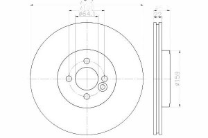 Tarcze Hamulcowe 2szt. Mini (r56) (r57) (r58) (r59