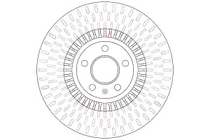Tarcze Hamulcowe 2szt Vw Przód A6 A7 10- Trw