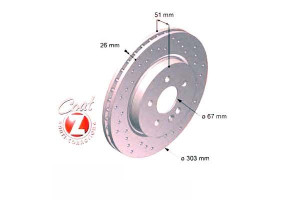 Tarcze Hamulcowe 2szt Mercedes W163 Ml-klasa 98-05