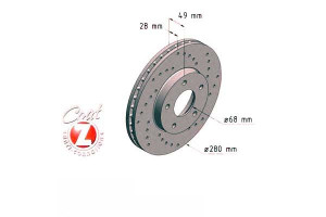 Tarcze Hamulcowe 2szt Nissan Primera 02-08 Zimmerm