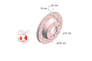 Tarcze Hamulcowe 2szt Bmw 3 E46 98-05 Tył Zimmerma