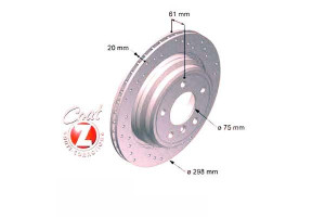 Tarcze Hamulcowe 2szt Bmw 5 E39 95-03 Tył. Went. Z