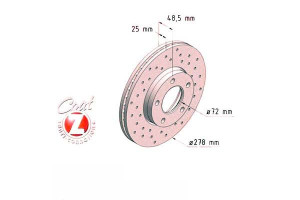 Tarcze Hamulcowe 2szt Mazda 3 03-13 Przód Zimmerma
