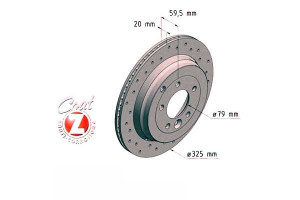 Tarcze Hamulcowe 2szt Range Rover Sport 06- 2.7d T