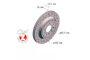 Tarcze Hamulcowe 2szt Opel Vectra C 02-08 Tył Wen.