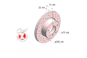 Tarcze Hamulcowe 2szt Bmw 3 E90 05-07 Zimmermann