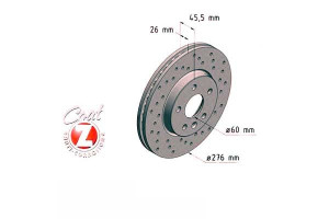 Tarcze Hamulcowe 2szt Opel Astra J 09- Zimmermann