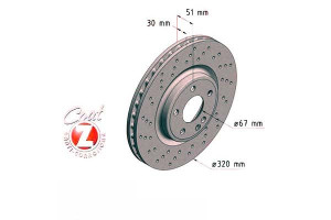 Tarcze Hamulcowe 2szt Mercedes W246 B-klasa 11- Pr