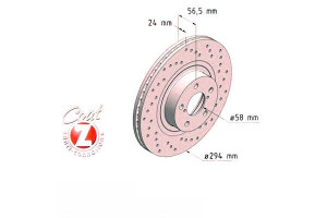 Tarcze Hamulcowe 2szt Subaru Forester 02- Zimmerma
