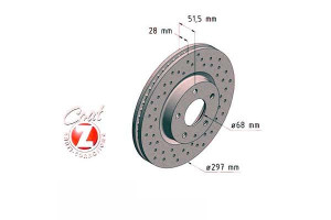 Tarcze Hamulcowe 2szt Mazda Cx-5 11- Przód Zimmerm