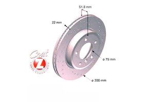 Tarcze Hamulcowe 2szt Bmw 3 E46 98-05 Zimmermann