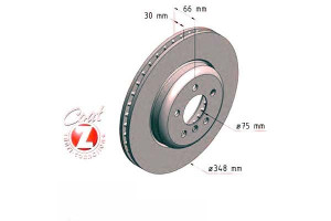 Tarcze Hamulcowe 2szt Bmw 5 F10 10- Przód Zimmerma