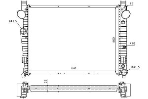 Chłodnica Silnika Mercedes S (w220) 2.8/3.2 10.98-
