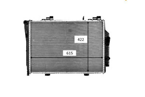 Chłodnica Silnika Mercedes C T-model (s202) Clk (a