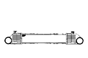 Intercooler Mercedes W220 99-05 Nrf