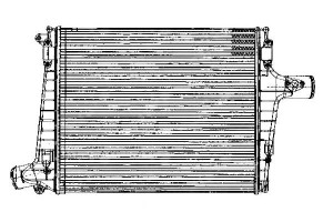 Intercooler Vw A6 2,5tdi 97- Nrf