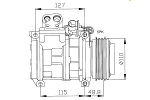 Sprężarka Klimatyzacji Bmw 3 (e36) 5 (e34) 7 (e32)