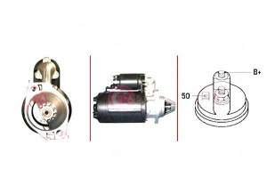 Rozrusznik 12v 2.3kw Casco