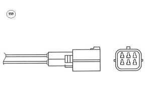 Sonda Lambda Mazda 6 2.0 10- Ngk