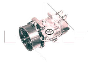 Sprężarka Klimatyzacji Scania G R 01.04- Nrf
