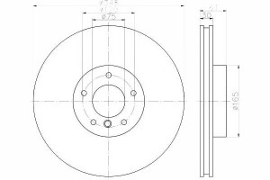 Tarcze Hamulcowe 2szt Bmw Przód X5 X6 07- 348mm Te