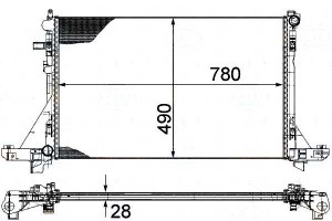 Chłodnica Silnika Behr Hella 214107695r Y2369 3767
