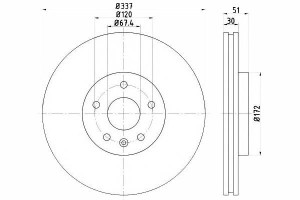 Tarcze Hamulcowe 2szt Opel Przód Insignia Koło 18